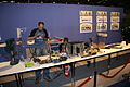 Two case modders at work at the Gamescom 2009