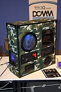 A PC case of the case modding contest at the Gamescom 2009