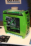 A PC case of the case modding contest at the Gamescom 2009