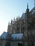 North elevation of Cologne Cathedral in Cologne (Germany)