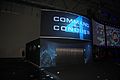 The presentation room for Command & Conquer 4: Tiberian Twilight at the Gamescom 2009 from the outside