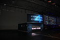The presentation room for Command & Conquer 4: Tiberian Twilight at the Gamescom 2009