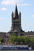The Great St. Martin Church in Cologne (Germany)