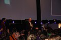 Joseph D. Kucan at the Gamescom 2009 presenting Command & Conquer 4: Tiberian Twilight