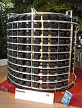A „PiRack“®, some kind of grow tower constructed for indoor cannabis cultivation