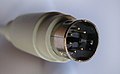 Close up to a male PS/2 connector