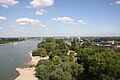 The Jugendpark in the northern part of the Rheinpark in Cologne (Germany)
