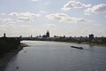 The west bank (Konrad-Adenauer-Ufer (Konrad-Adenauer-Bank)) of the Rhine in Cologne (Germany)