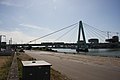 The Severinsbrücke (Severis bridge) over the Rhine in Cologne (Germany)