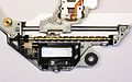 The moving mechanism of a DVD burner in SlimLine design