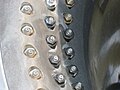 Close up to the nozzels of a snow cannon