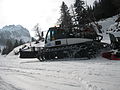A snow groomer