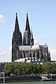 Cologne Cathedral and the Museum Ludwig before it in Cologne (Germany)