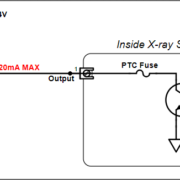 Open Collector Output Example Circuit, High Impedance Load